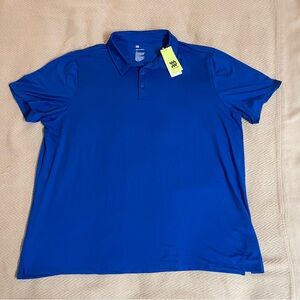 All in Motion Vibrant Blue Polo Shirt